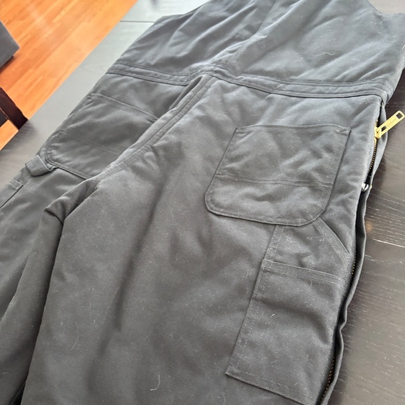 NWOT Mens Carhartt Yukon Biberalls Insulated Zip to Waist Double Knee 38 X 30 - Picture 9 of 10